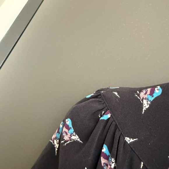 Karen Walker HI THERE (Anthropologie) size 6 EUC Dress with Blue Floral Design - Picture 12 of 14